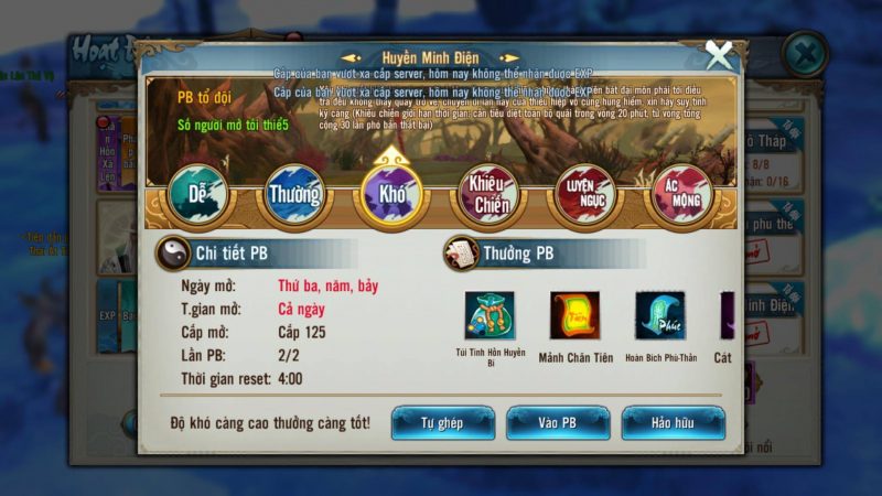 [Hoạt Động] Huyền Minh Điện - Tru Tiên 3D