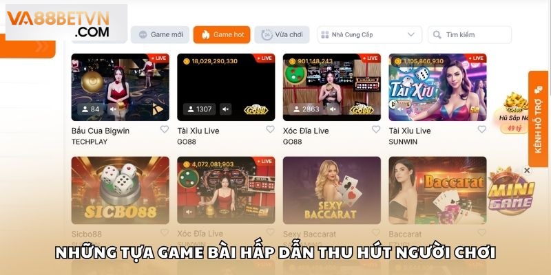 Sòng Bài Trực Tuyến VA88 Sân Chơi Vàng Dành Cho Cược Thủ